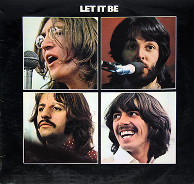 THE BEATLES - Let It Be (UK) album front cover vinyl record